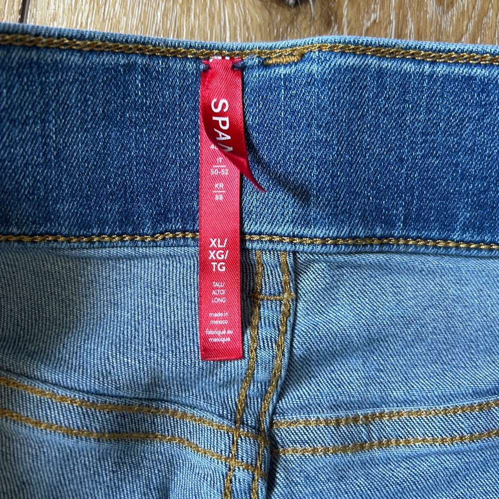 Spanx seam front jeans XL long